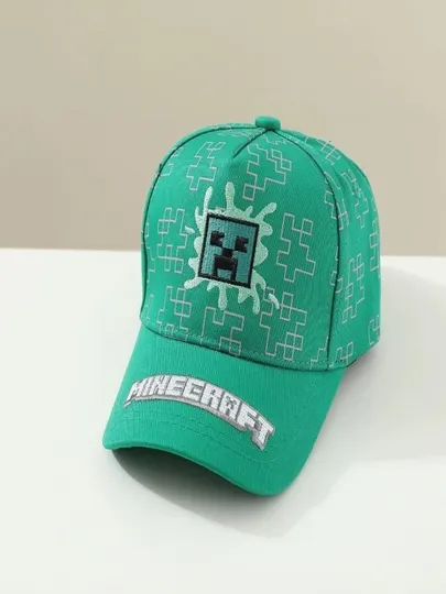 Кепка детская Minecraft для мальчиков и девочек, бейсболка летняя