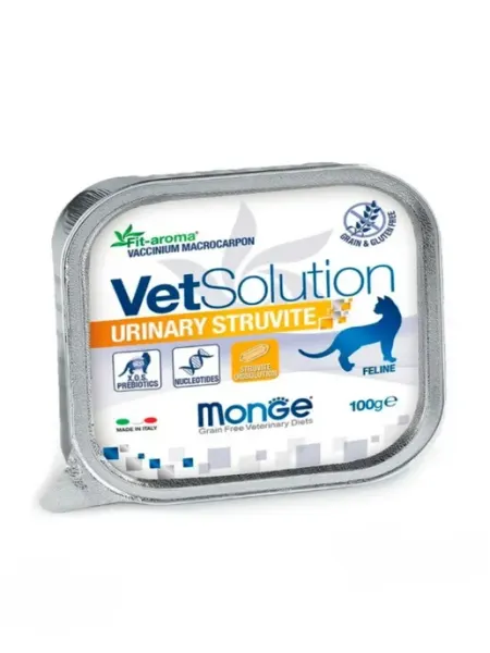 Monge VetSolution Urinary Struvite ламистер для кошек 100 гр