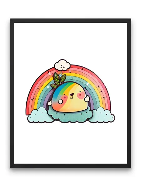 О! Мой Постер Постер плакат для детской Милая радуга