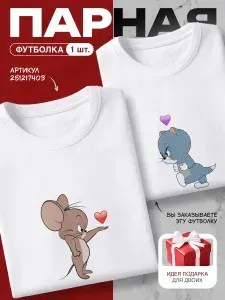 Футболка Миллениум оверзайз с принтом Том