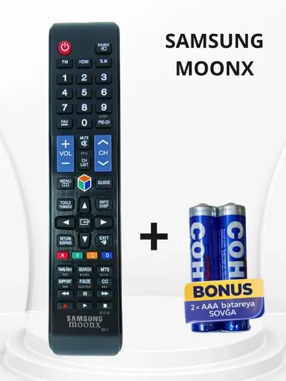 Пульт Samsung Moonx для телевизора с ИК сигналом, универсальный, кнопочный