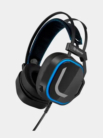 Игровой наушник с микрофоном Moradi V10, c USB-подключением для ПК c подсветкой