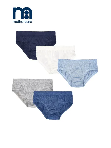 Mothercare Набор трусы детские 5 шт. слипы однотонные хлопок