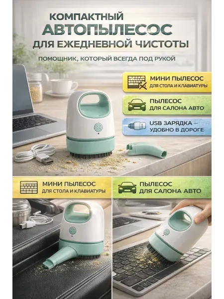 MOTHERLODE_X10 Портативный мини пылесос аккумуляторный