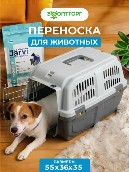 MPS Пластиковая переноска для кошек и мелких собак с замком