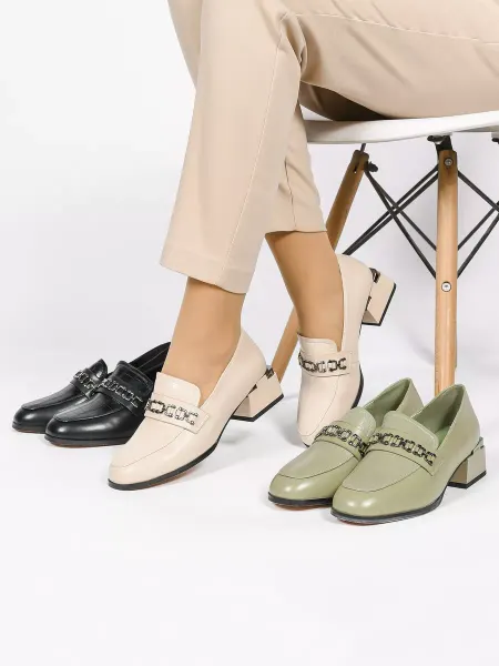 MULTI-BRAND SHOES Туфли лоферы кожаные