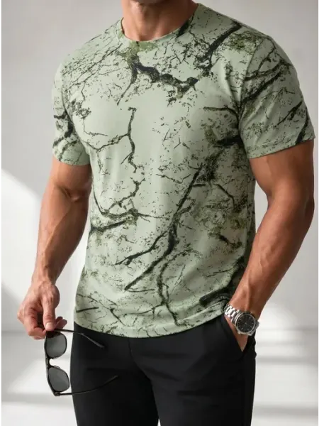 MUNIR SHOP Футболка базовая хлопок с принтом