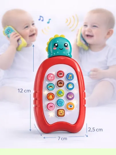 Musical Phone – Детский музыкальный светящийся игрушечный телефон