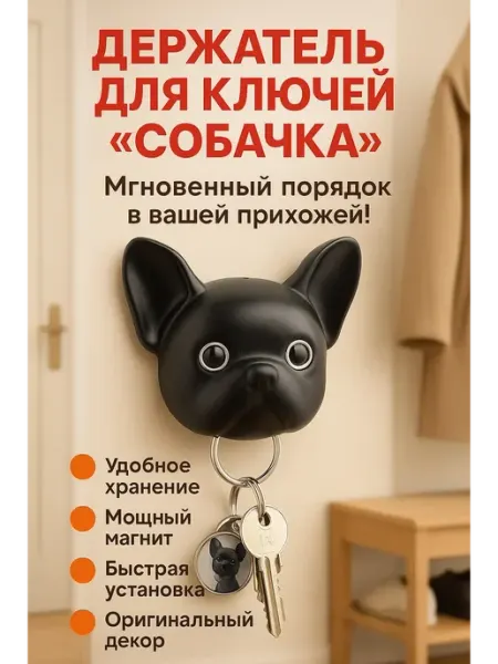 N3030 ключница настенная без сверления, держатель для ложки
