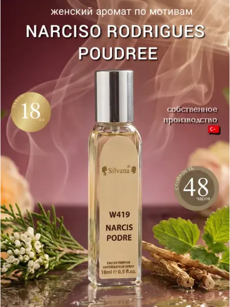 Silvana-parfume Духи женские пудровые NARCISO RODRIGUES POUDRE 18 мл