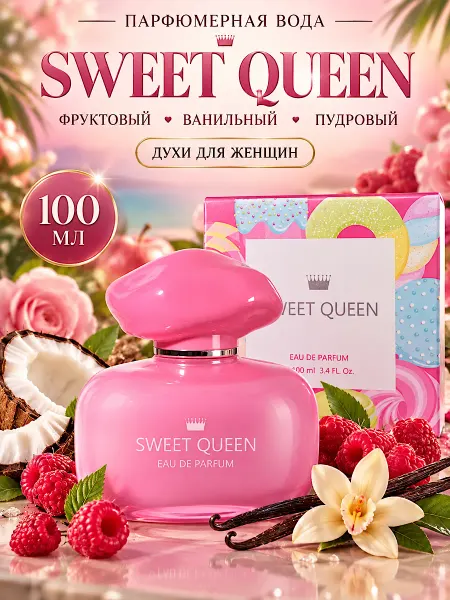 Neo Parfum Духи Сладкая Королева 100 мл сладкие малина и кокос