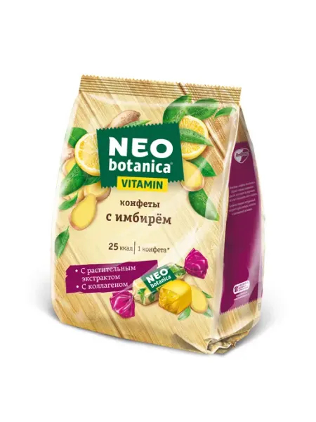 Neo-botanica Конфеты с имбирем и витаминами, 200 гр