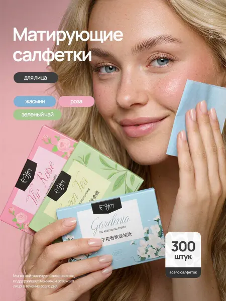 Nimble wear Матирующие салфетки для лица набор 3 штуки