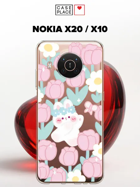 Nokia Чехол на X20 X10 кролик