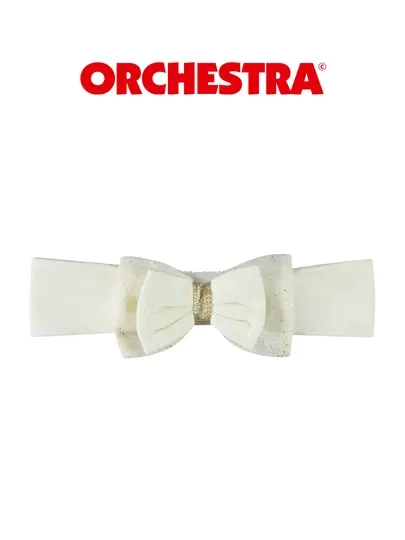 Детская повязка на голову с бантиком Orchestra, мягкий аксессуар для малышей