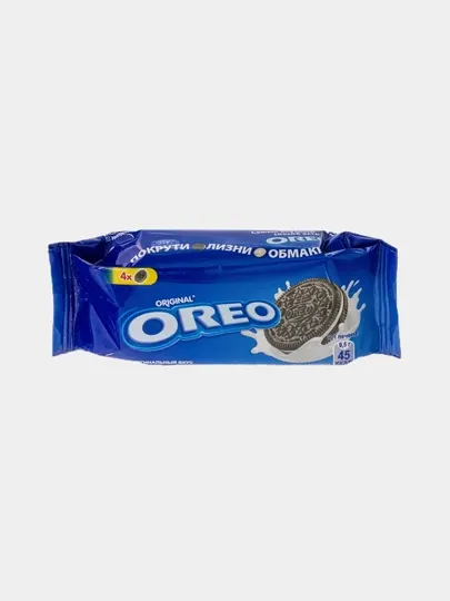 Печенье "OREO" с какао и начинкой, с ванильным вкусом 38гр