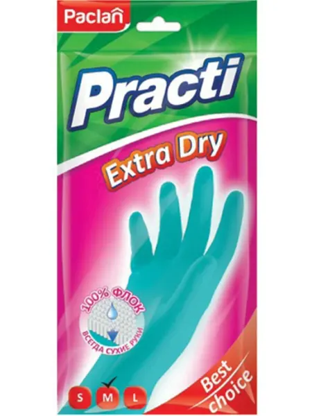 Paclan Перчатки хозяйственные резиновые, M