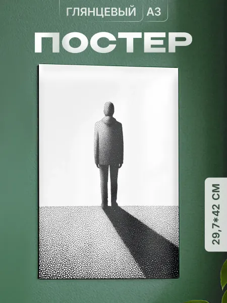Partner Project Плакат Человек минимализм