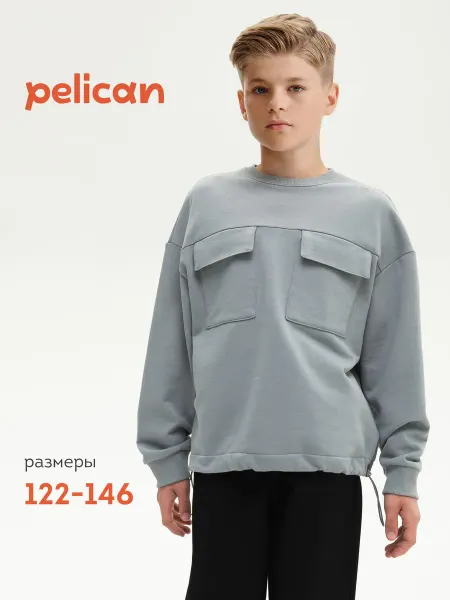 Pelican Толстовка оверсайз для мальчиков