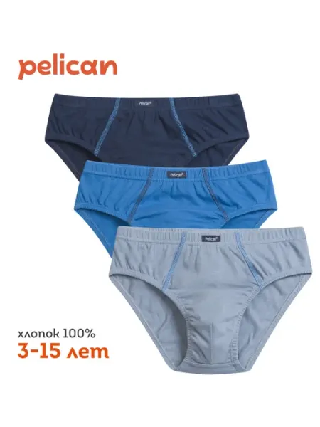 Pelican Трусы для подростка плавки слипы из хлопка