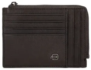 Картхолдер чехол для кредитных карт Piquadro Black Square (PU1243B3R/TM). Материал: натуральная кожа. Цвет: темно-коричневый