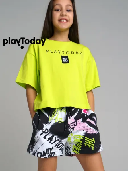PlayToday Футболка оверсайз для подростка