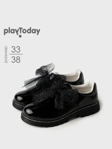 PlayToday Полуботинки подростковые стильные туфли на сменку в школу