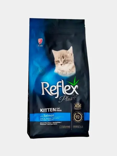 Reflex Plus корм для котят с лососем 15 КГ