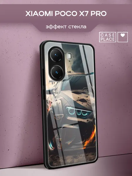 Xiaomi Чехол на POCO X7 PRO с машиной