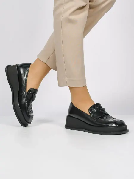 Princessa Shoes Туфли на платформе кожаные