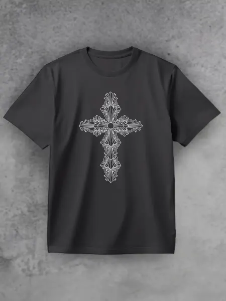 Vash print Футболка Хром Хартс детализированный
