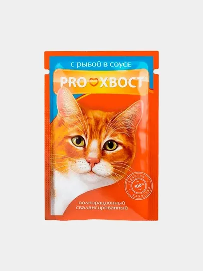 Влажный корм ProХвост, рыба в соусе