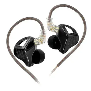 KZ ZVX Pro без микрофона, черный, проводные наушники