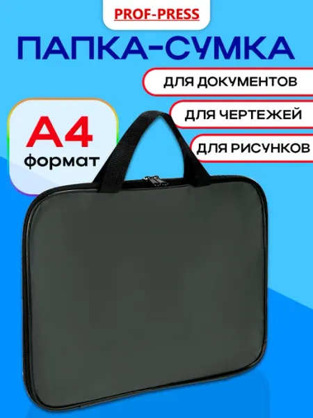 Prof-Press Папка для труда и тетрадей А4 с ручками