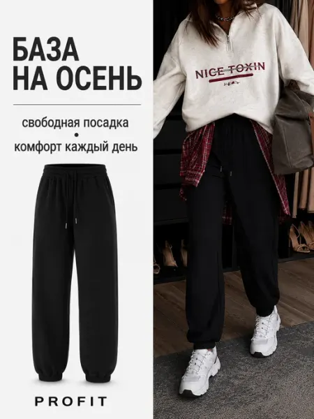 Profit_wear Брюки спортивные широкие