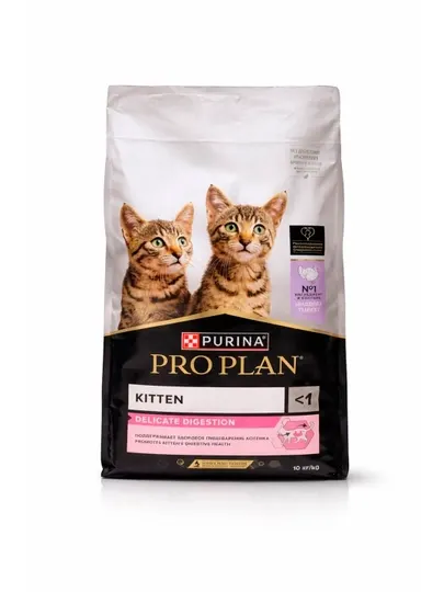 Proplan для котят со вкусом индейки, 10 кг