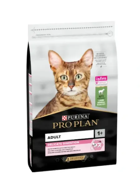 Purina Proplan сухой корм для кошек со вкусом ягненка 10 кг