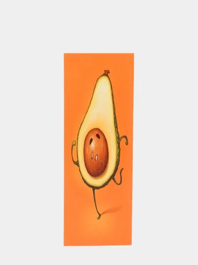 Бумажные закладки для книг, учебников, ежедневников "Авокадо"