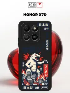 Чехол на Хонор X7d с принтом "RamenZilla"