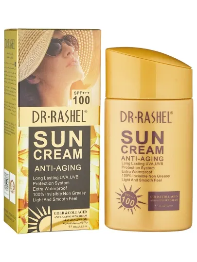 Солнцезащитный крем Dr. Rashel SPF100 с коллагеном против старения, 80 мл