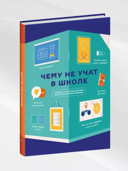 Smart Reading Книга инфографик Чему не учат в школе