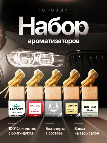 Пахнет и Точка Подарочный набор ароматизаторов в машину - Авто парфюм