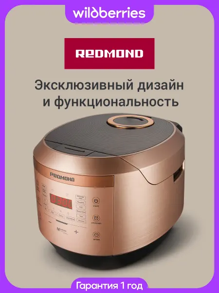 REDMOND Мультиварка РЕДМОНД RMC-450, Бронза