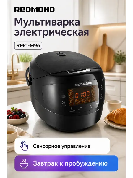 REDMOND Мультиварка RMC-M96 Черный