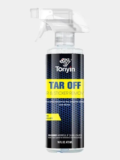 Антискотч, очиститель битума и следов насекомых, TONYIN Tar & Sticker Remover, 473 мл