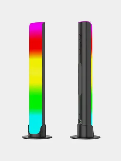 Светильник неоновая лампа, настольная, RGB, 2 шт