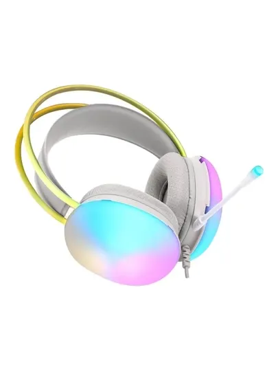 Игровые наушники с RGB-подсветкой и микрофоном, для ПК / PS / ноутбука