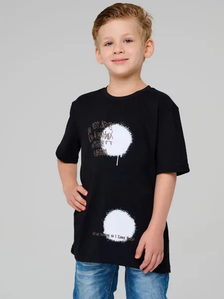 ROCKKIDS Футболка для мальчика хлопок с принтом
