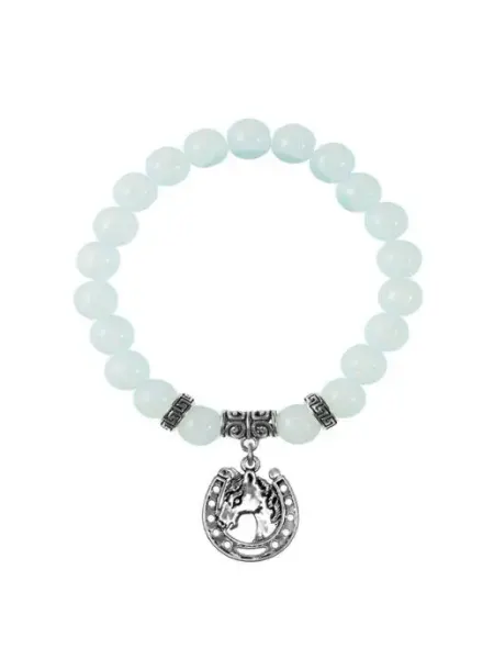 Runes&Gems Браслет на руку мужской с лунным камнем в подарок
