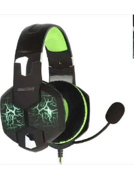 SmartBuy Проводные наушники игровые SBHG-3100 RUSH TAIPAN Черн Зел
